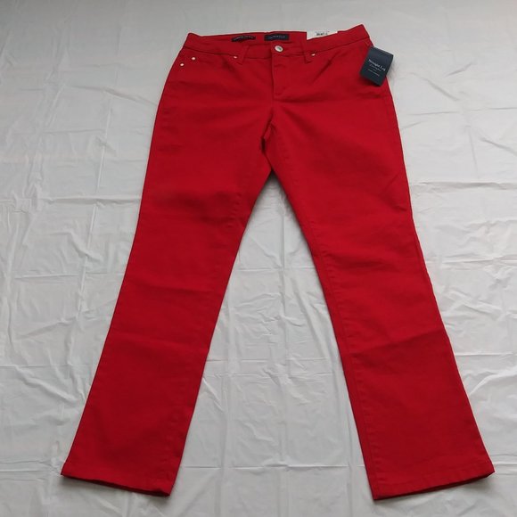 Charter Club Lexington pants Red Color, Size 6p - Picture 2 of 11